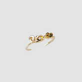 14K Gold Love Script Ring Women. Love Word Ring. Gift for Women. Gift For Mom. Gift For Girlfriend